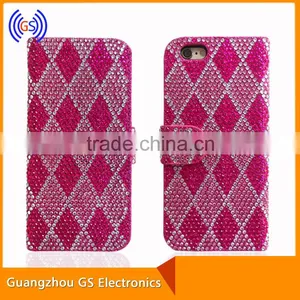 Customs OEM Bling Flip Wallet Leather Case for Samsung Galaxy S7 Active thumbnail-2