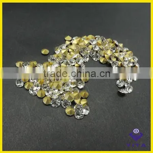 Online Shopping Glass Material Point Back Crystal Rhinestone for Ladies Shoes thumbnail-4