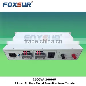 Competitive Price Power System Output 2500VA 2000W 48V dc to 110V ac 19 Inch 2U Rack Mount Inverter Pure Sine Wave thumbnail-2