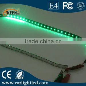 LED 90cm Strip Knight Rider 66 Smd Single Green Flashing Led Lights for Cars and Motorcycles thumbnail-3