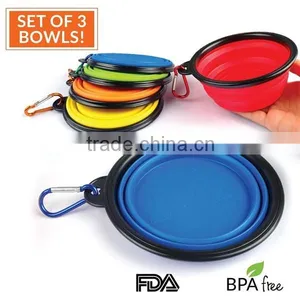 Non-toxic Colorful Silicone Folding Bowl Kitchenware Quality Choice thumbnail-1
