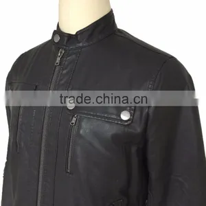 Men PU Jacket Warm Outdoor Wear Clothing New Arrivals thumbnail-1