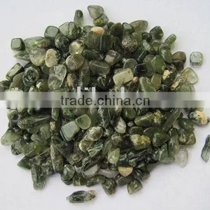Natural Rock Green Phantom Quartz Crystal Tumbled Stone thumbnail-1