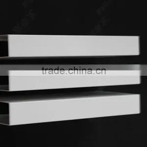 ISO Certificated U Aluminum Commercial Metal Frame Suspended Baffle Ceiling thumbnail-6
