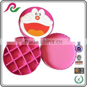 Round Cardboard Gift Box With Doraemon Printing for Chocolate Packing thumbnail-2