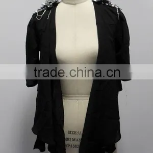 New Style Ladies Fashion Black Jacket thumbnail-1