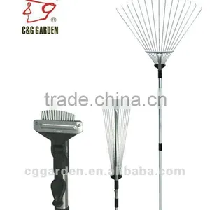 15 Tine Telescopic Rake Garden Tool Manufacturers thumbnail-1
