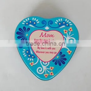 Pretty Candy and Chocolate Tin Cans Heart Shaped Gift Tin Boxs thumbnail-6