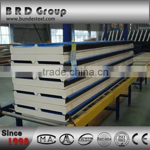 Corrugated High Quality Exterior Polyurethane Sandwich Roof Panel thumbnail-5