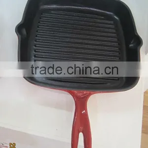 Cast Iron Grillde /skillet/grill/ Fryer/baking Pan thumbnail-1