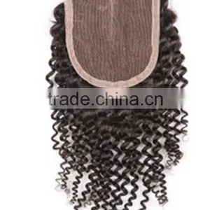 3 Part Silk Base Lace Closure Customized for a Braided Wig thumbnail-3