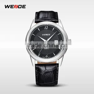 WEIDE Top Sale Famous Brand Men Watch Genuine Leather Strap Watches Waterproof Relogio Dress Men's Wrist Watches Casual WH93011 thumbnail-1