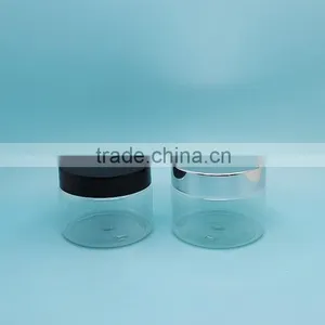 150ml Clear Cylinder Plastic PET Jars, 5 oz Plastic Cosmetic Jars Quality Choice thumbnail-3
