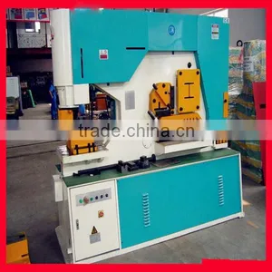 Sheet Metal Cutting Bending and Punching Machine, Hydraulic Ironworker Price thumbnail-6