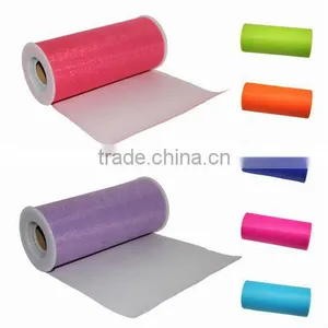 TULLE FABRIC SPOOL ROLL 6" X 25Y WEDDING BRIDAL BOWS TUTU thumbnail-1
