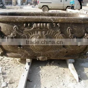 Indoor Handcraft Stone Bathtub thumbnail-1
