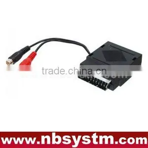 Scart Plug to Scart Jack + 2RCA Jack in thumbnail-1