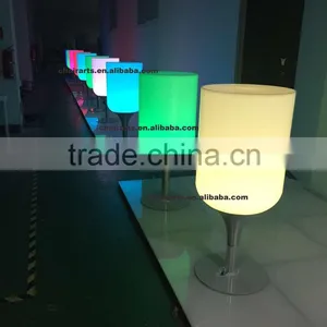 Commercial Hotel Bar Led Light Up Cocktail Coffee Table With Acrylic Material thumbnail-5