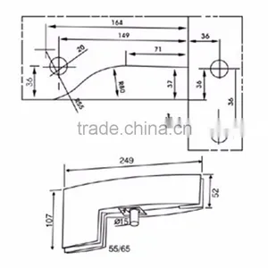 Top Quality Tempered Glass Patch Fittings Shelf Wholesale Door Hardware thumbnail-3