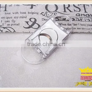 Plastic Double Blade Cigar Cutter With a 54 Ring Gauge thumbnail-1