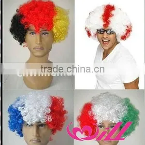 Fashion Mixed Colors Fan Wig Cosplay Wigs Cheap Party Wig Synthetic Hair Wigs thumbnail-6
