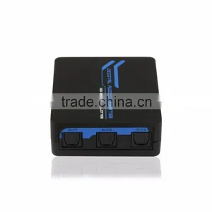 TOSLINK Digital Optical Audio Splitter 1x5 One Input to Five Outputs (1X5 Audio Splitter) Made in China thumbnail-1