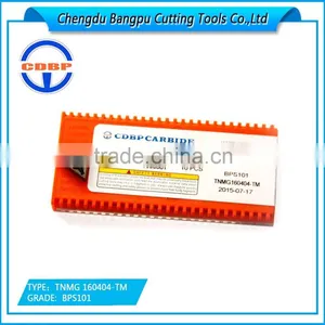Carbide Turning Insert TNMG160404-TM BPS101 for Steel Finshing thumbnail-2
