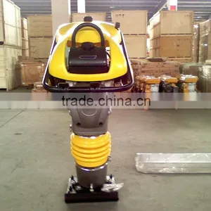 DYNAMIC Yellow Bellow Tamping Rammer for Easy Transport and Imported Robin EH12 Engine thumbnail-1