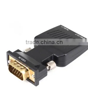 Gold Plated VGATOHDMI With Chipest Black Color Cabletolink thumbnail-1