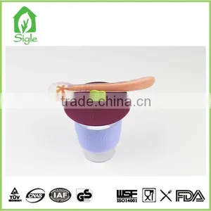 High Quality Silicone Anti-leaking Cup Lid Cover Coffee Lid Baby Bowl Cover thumbnail-2