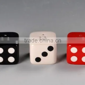 Ceramic Funny Dice Salt and Pepper Shaker thumbnail-1