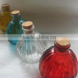Color Wish Glass Bottle With Cork for Present thumbnail-1