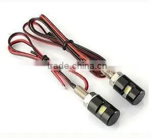2* White LED Motorcycle, Car License Plate Screw Blot Light thumbnail-1