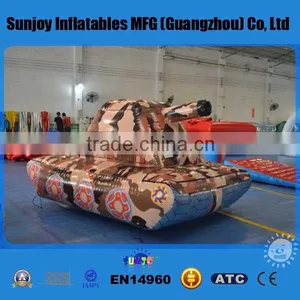 Sunjoy Factory Price Paintball Bunker Inflatable Tank Army Shooting War Game for Sale thumbnail-1
