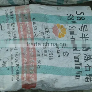 Daqing Kunlun Brand Semi Refined Paraffin Wax Candle Wax 58-60 thumbnail-1