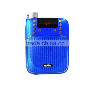 HOT 2015 Portable Loudspeaker Amplifier for Tour Guide and Speaker With USB TF FM Radio thumbnail-4