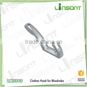 High Quality Zinc Alloy Metal Hook Furniture Hardware Clothes Hanger thumbnail-1
