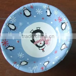 7" Disposable Logo Printing Rice Paper Water Bowlrice Paper Water Bowl thumbnail-1