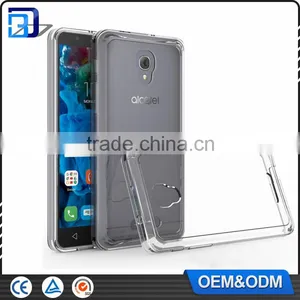 Hot! Acrylic TPU Ultra Thin Clear Transparent Plastic Cases Cover For Alcatel Fierce 4 Phone Accessories Mobile thumbnail-1