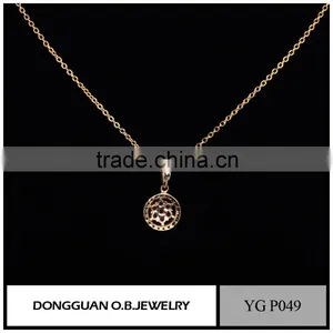 Fashion Lovely Jewelry Flower Necklace With 18k Gold Color/Statement Pendant Necklace thumbnail-2