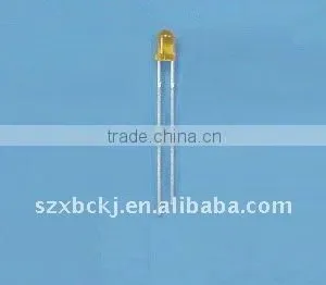 3mm Orange Color Circular LED Diode thumbnail-1