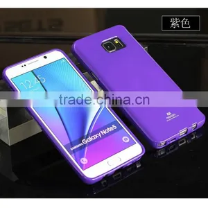 2016 High Quality Newsets Mercury Jelly Case TPU Case Ultra Slim TPU Case Cover for Samsung Glalaxy Note 5 Case thumbnail-5