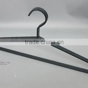 Metal Wide Board Clothes Top Hangers Black Adult Coat Hangers thumbnail-1