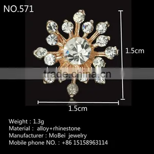 Branches Rhinestone Flower of Garment Accessory for Dress Design -571 thumbnail-2