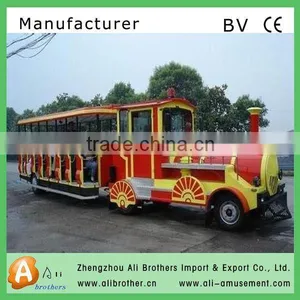Popular Entertainment Equipment Kids Fun Attraction Mini Trackless Train thumbnail-1