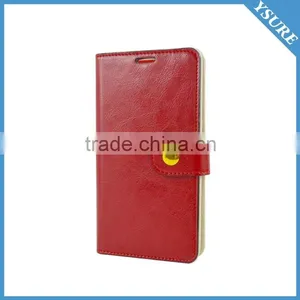 4 Colours Genuine Leather Waterproof Back Cover Case For Lenovo S650 thumbnail-1