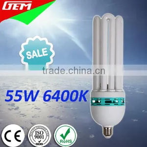 4U/Spiral CFL Lamp E27 6400K 220V 55W Energy Saver With CE ROHS thumbnail-2
