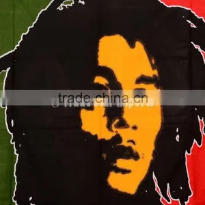 Wholesale Bob Marley Tapestry Indian Wall Hanging Hippie Tapestries Cotton Bedspread Boho Picnic Throw thumbnail-3