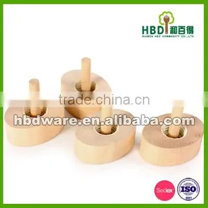 High Quality Bamboo Lid, Wood Lid for Glass Jar Lid,Wooden Candle Lids Wholesale thumbnail-1