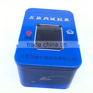 Dongguan Fast Delivery Metal Vintage Tin Box With PVC Window thumbnail-1